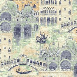 Широкие обои с венецианским пейзажем  из коллекции  Trend  производства MILASSA